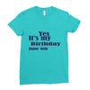 june 6 birthbay Ladies Fitted T-Shirt