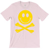 smiley pirate skull and crossbones T-Shirt