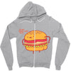 big buns Zipper Hoodie