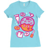 donut ghost baking Ladies Fitted T-Shirt