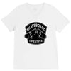 skateboard V-Neck Tee