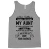 Dear Auntie, Thanks For Being My Aunt Tank Top