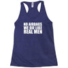 no airbags we die like real men Racerback Tank