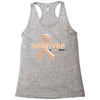 Survivor Of Uterine Cancer Racerback Tank