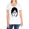 crazy girl Ladies Curvy T-Shirt