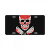 skull meat License Plate