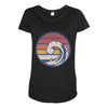 sea wawe Maternity Scoop Neck T-shirt