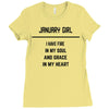 January Girl Ladies Fitted T-Shirt