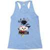 who loves papillon Racerback Tank