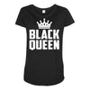 strictly for black queens Maternity Scoop Neck T-shirt