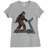 bigfoot treadmill Ladies Fitted T-Shirt