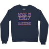 made in 1967 50 years of being awesome Crewneck Sweatshirt