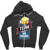 drinking beer Zipper Hoodie