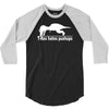 t rex hates pushups funny 3/4 Sleeve Shirt