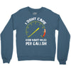 I Don't Care How Many Miles Per Gallon Crewneck Sweatshirt
