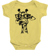 nerd giraffe Baby Bodysuit
