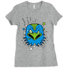 oiseau en colere Ladies Fitted T-Shirt