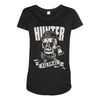 black series Maternity Scoop Neck T-shirt