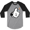 main de mickey 3/4 Sleeve Shirt