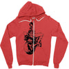 biker girl Zipper Hoodie