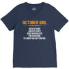 October Girl Hated By Many V-Neck Tee