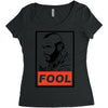 fool b.a. baracus Women's Triblend Scoop T-shirt