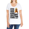 super saiyan quitting is not Ladies Curvy T-Shirt