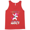 Unicorns are Born in March Dabbing Tank Top