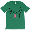 breast with pink ribbon T-Shirt