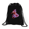 mordecai from regular show, walking dead Drawstring Bags