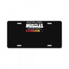 musculs installing License Plate