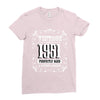 vintage made in 1951 perfectly aged a living legend Ladies Fitted T-Shirt