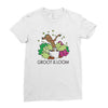 groot of the loom Ladies Fitted T-Shirt