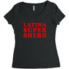 Latina Super Shero Women's Triblend Scoop T-shirt