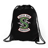 southside serpents Drawstring Bags