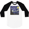 tardis starry night 3/4 Sleeve Shirt