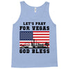 Lets Pray For Vegas, God Bless Tank Top