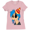 the birthday boy Ladies Fitted T-Shirt