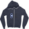 gone gamin logo Zipper Hoodie