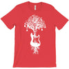 nature guitar white tree music banksy art T-Shirt