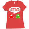 come at me bro Ladies Fitted T-Shirt