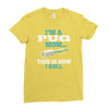 i'm a pug mom Ladies Fitted T-Shirt