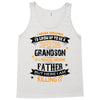 Super Cool Grandson Of A Freaking Awesome Father Tank Top