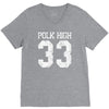 polk high V-Neck Tee