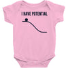 i have potential energy Baby Onesie