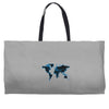 World Map Design Weekender Totes
