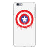 captain america dying bleeding logo iPhone 6/6s Plus Case