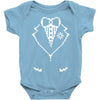 pixel tuxedo Baby Onesie