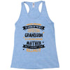 Super Cool Grandson Of A Freaking Awesome Mother Racerback Tank