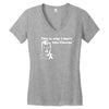 i dont like clowns tfunny Women's V-Neck T-Shirt
